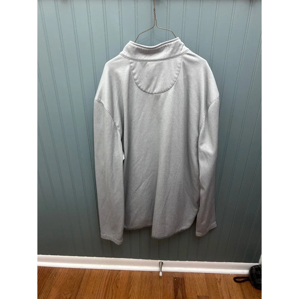 Callaway‎ Golf Quilted Full Zip Jacket Light Gray XL Mens Lightweight Coat